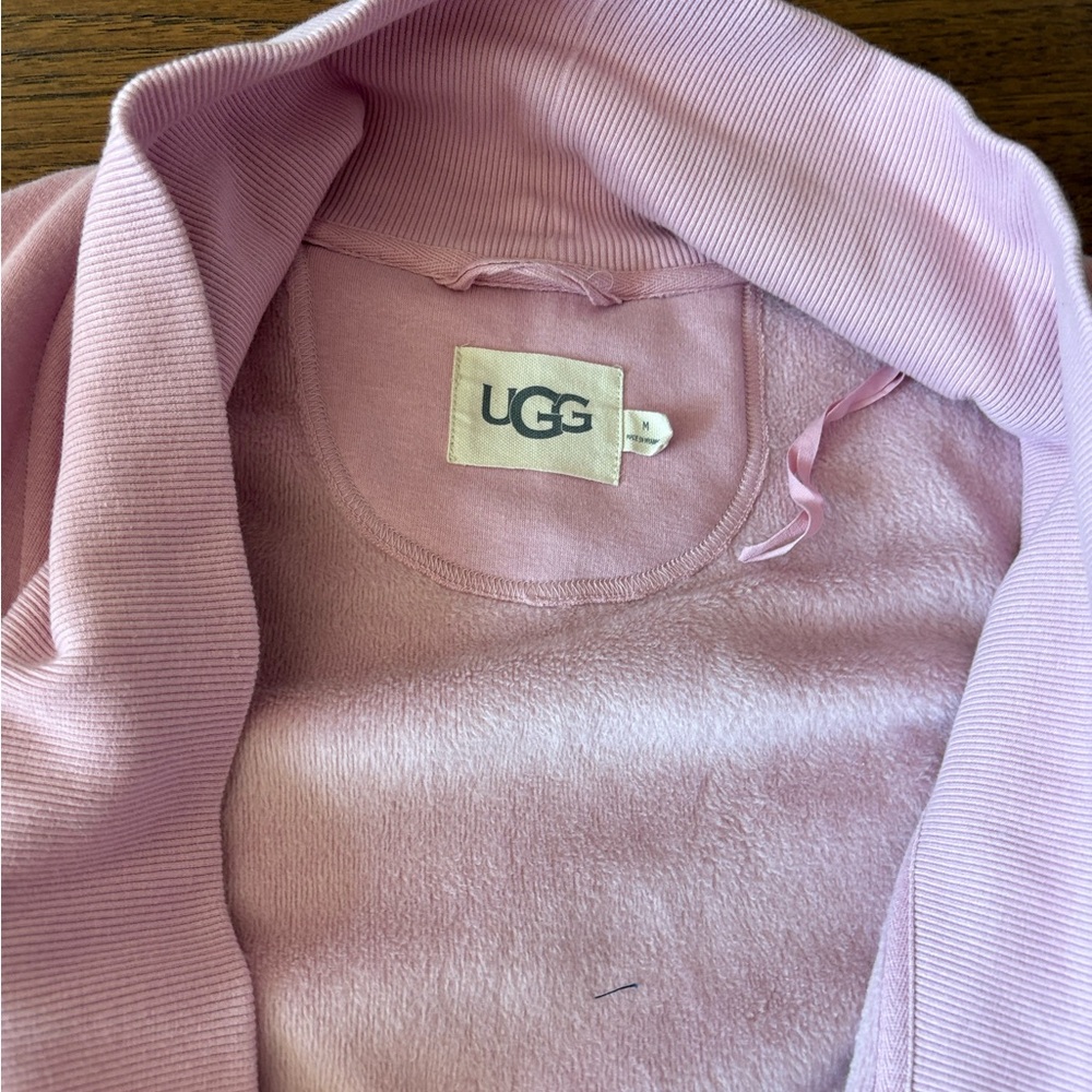 UGG Pink Fleece Robe - Picture 2 of 3